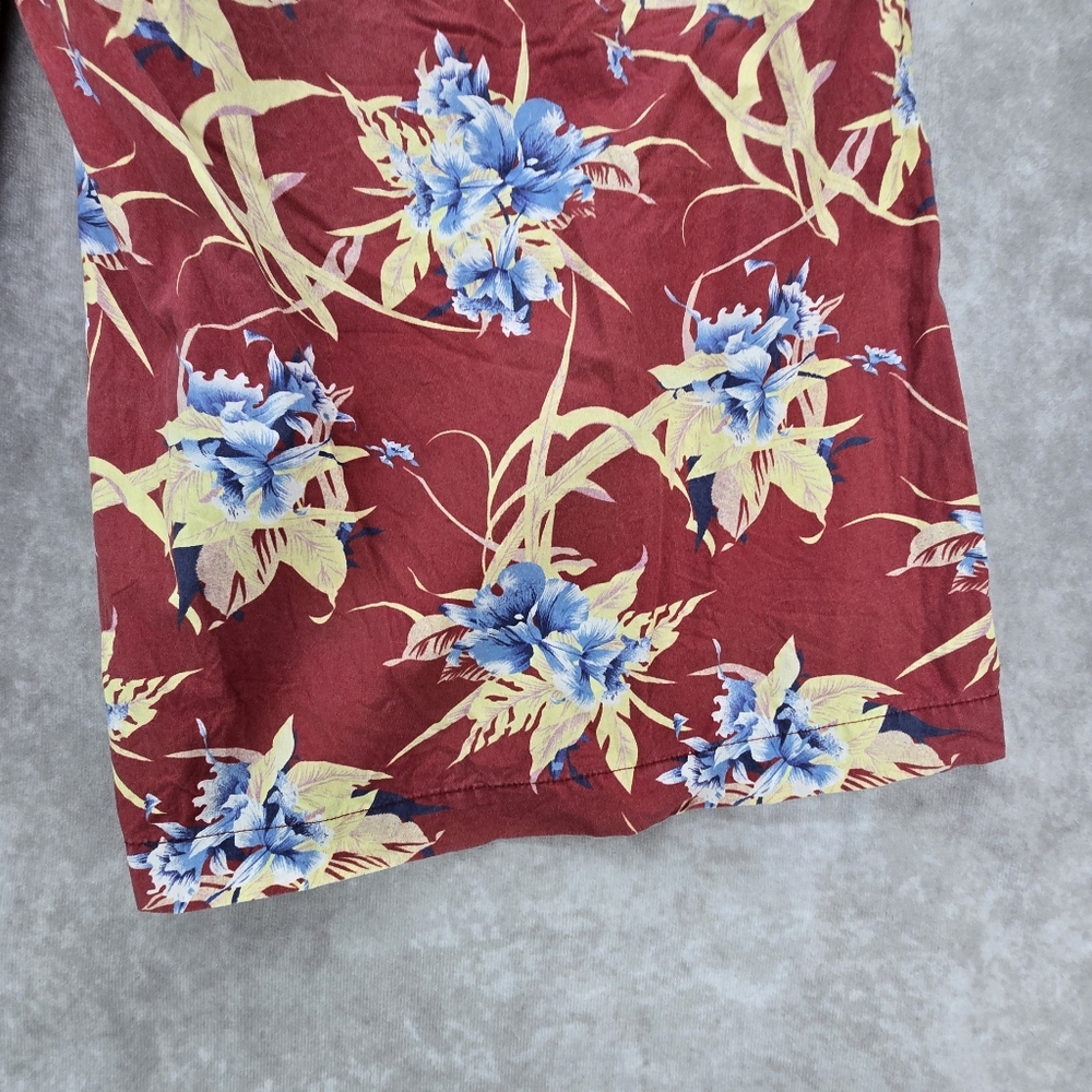 Moussy Red Floral Print Wide-Leg Pants - Picture 9 of 11